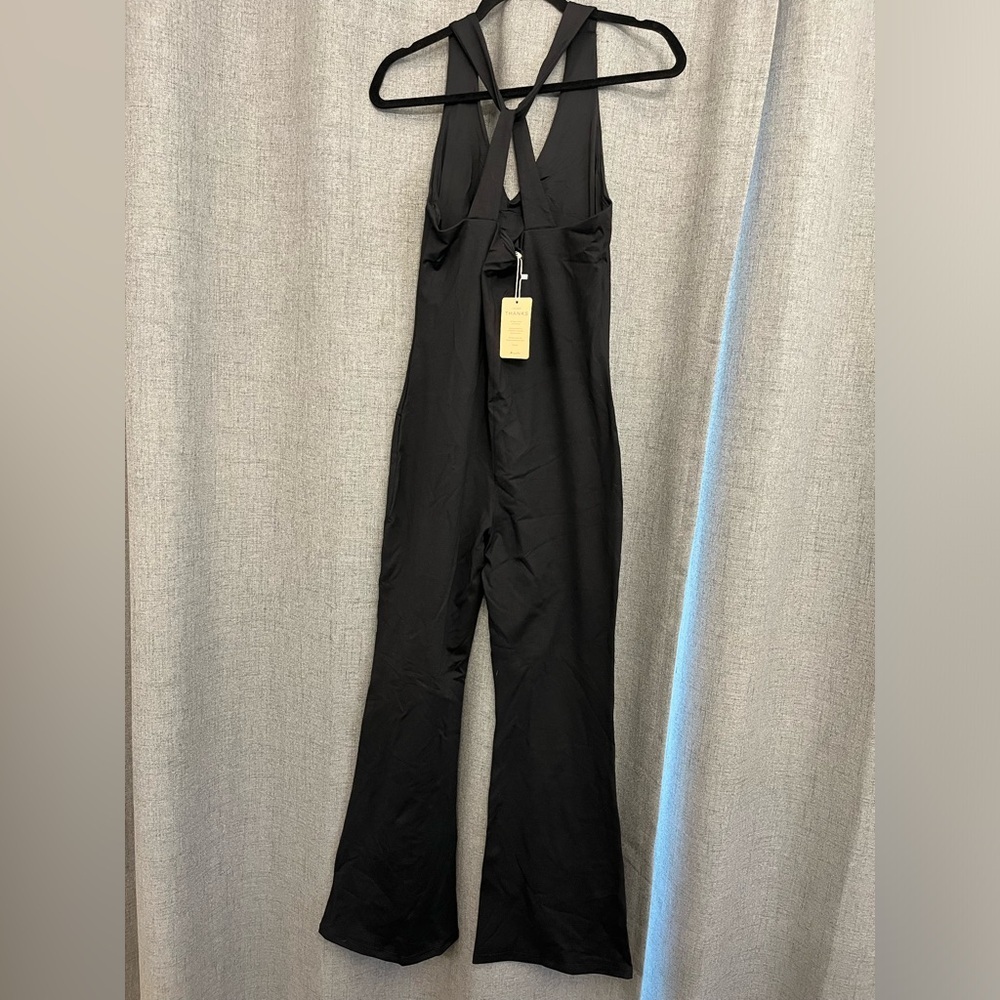 Moyabo Women's Criss Cross Back Sleeveless V Neck Rompers Jumpsuit Size XL - Picture 10 of 10